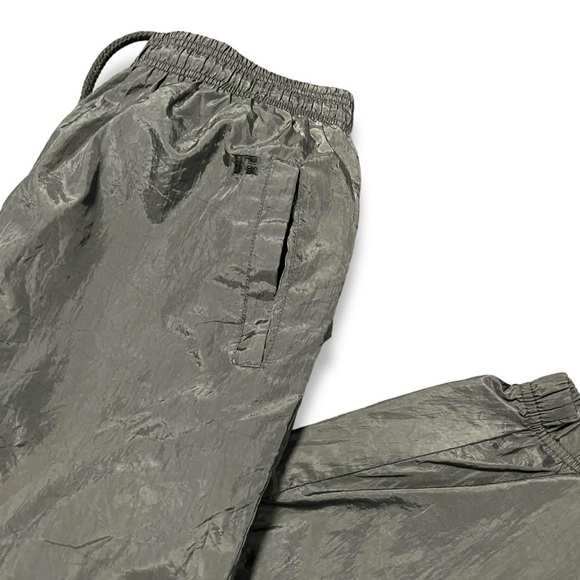 Y2K BLACK Russell TRACK PANTS - (L) - Picture 2 of 6